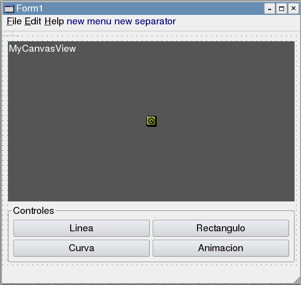 edit custom widget: resultado visual despues de aplicar layout(en la forma)