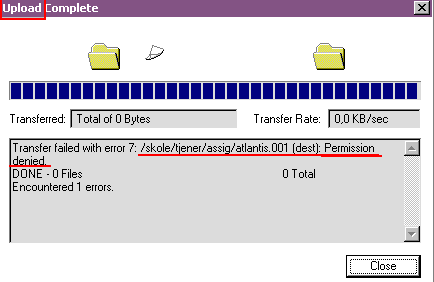 SSH scp - no assig